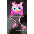pink hot pink Baby Boy/Girl Crochet Owl Animal Beanie Hat cute baby crochet hat